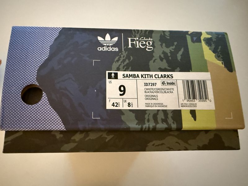 Adidas Samba KITH Clark's - green stripe